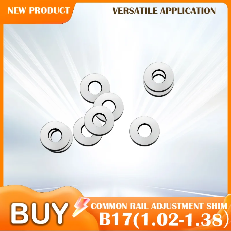 New B17 Common Rail Injector Adjustment Shims 50Pcs Set For Precision Calibration And Diesel Fuel Injection Service.LI3030