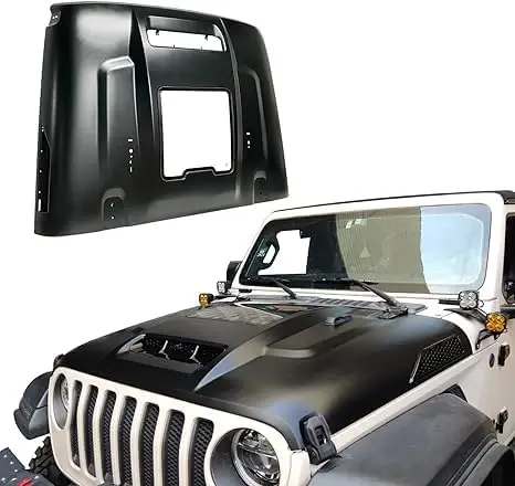 

The Replacement Hood for 2018-2023 Jeep Wrangler JL JLU & 2020-2023 Gladiator JT