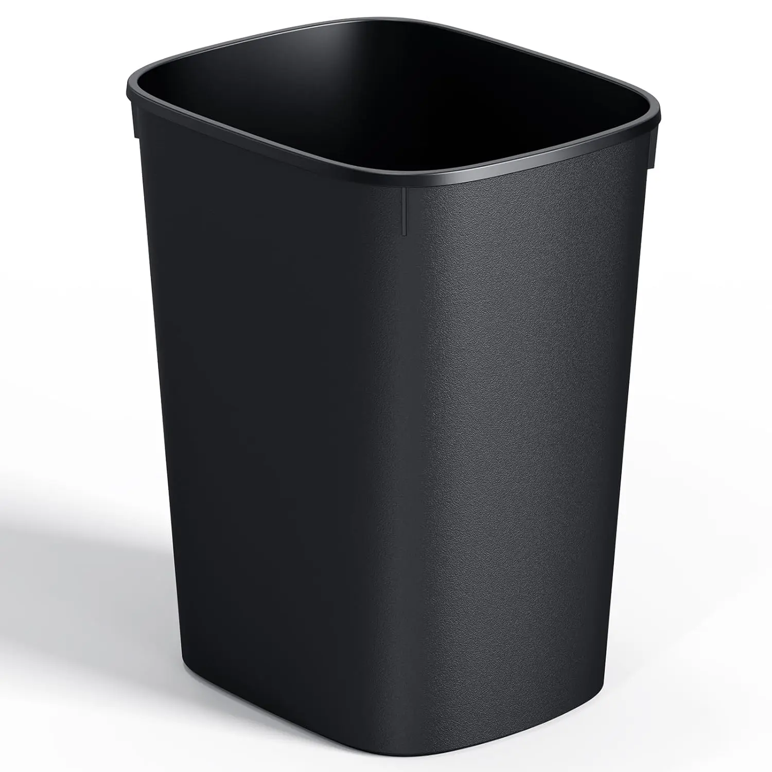 

2.6 Gal Slim Bathroom Trash Can, Small Plastic Garbage Bin for Dorm, Bedroom, Office, Toilet (Black)
