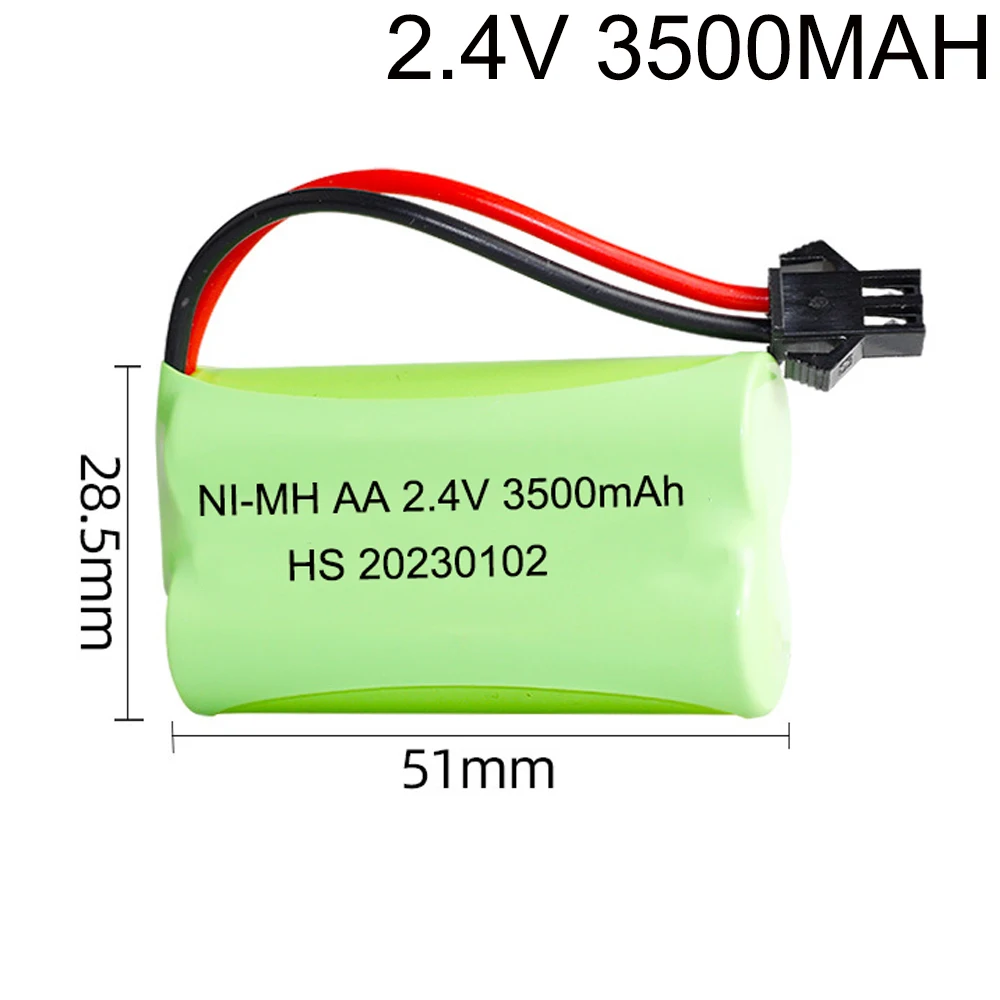 2.4V/3.6V/4.8V/6V/7.2V/8.4V/9.6V 3500mah NI-MH AA 3000mah Rechargeable Battery Pack For Remote Control Toys Electric Car SM Plug