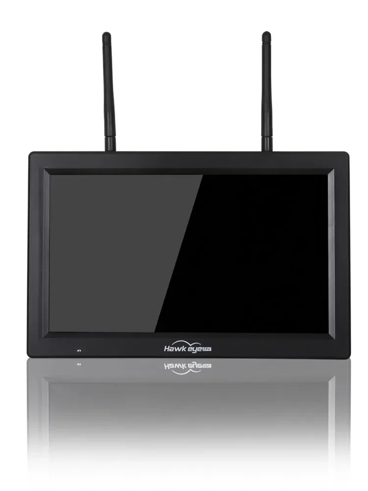 شاشة Hawkeye Little Pilot Captain X 10.2 بوصة HD FPV، تنوع مزدوج 5.8G، سطوع 1000lux، مخرج DVR/HDMI، حساسية 99 ديسيبل