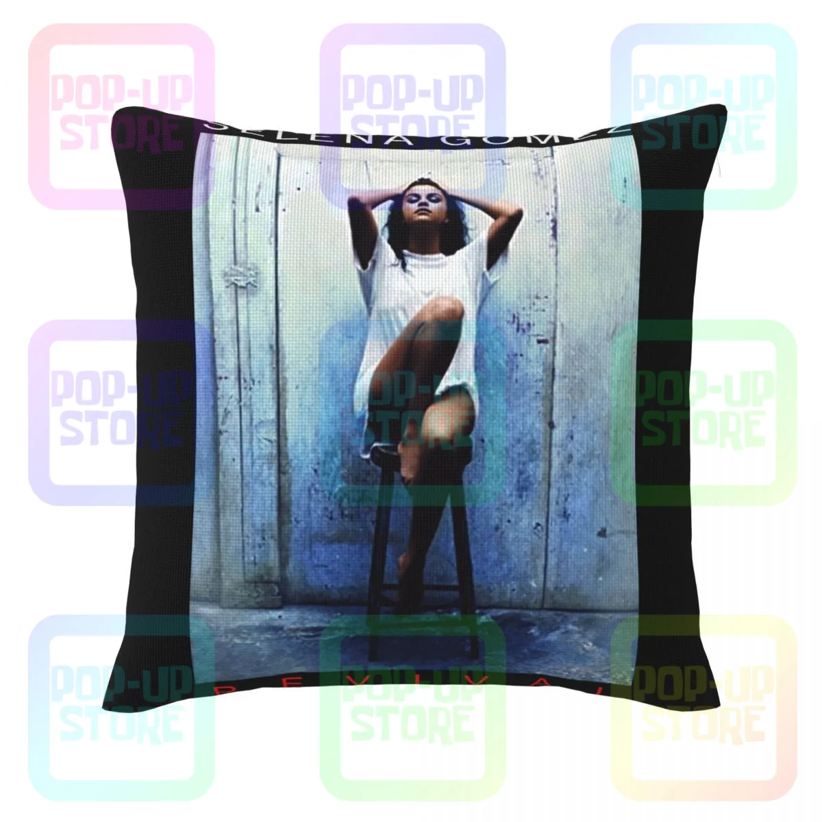 Soft Selena Gomez 2016 Revival Tour Band Concert Linen Pillowcase Throw Pillow Cover For Room Super Soft High Quality