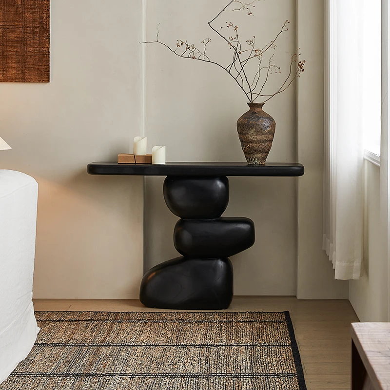

Wabi Sabi Aesthetic Console Table Living Room Hallway Premium Beauty Console Table Vintage Design Mueble Salón Home Furniture