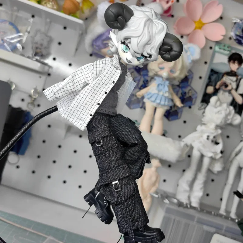 Genuine  Devil's Horns In Stock 1/8 BJD Blind Box Gift Decoration Collectible Cute Articulated Unpainted Head Accessories view 6