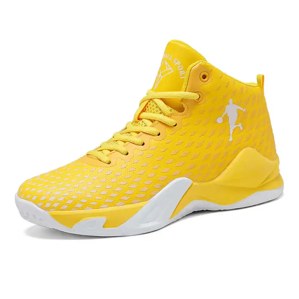 38-39 Slip-resistant Yellow Basketball Casual Sneakers Spring 2024 Men\'s Road Shoes Sports Second Hand Mobile Lowest Price