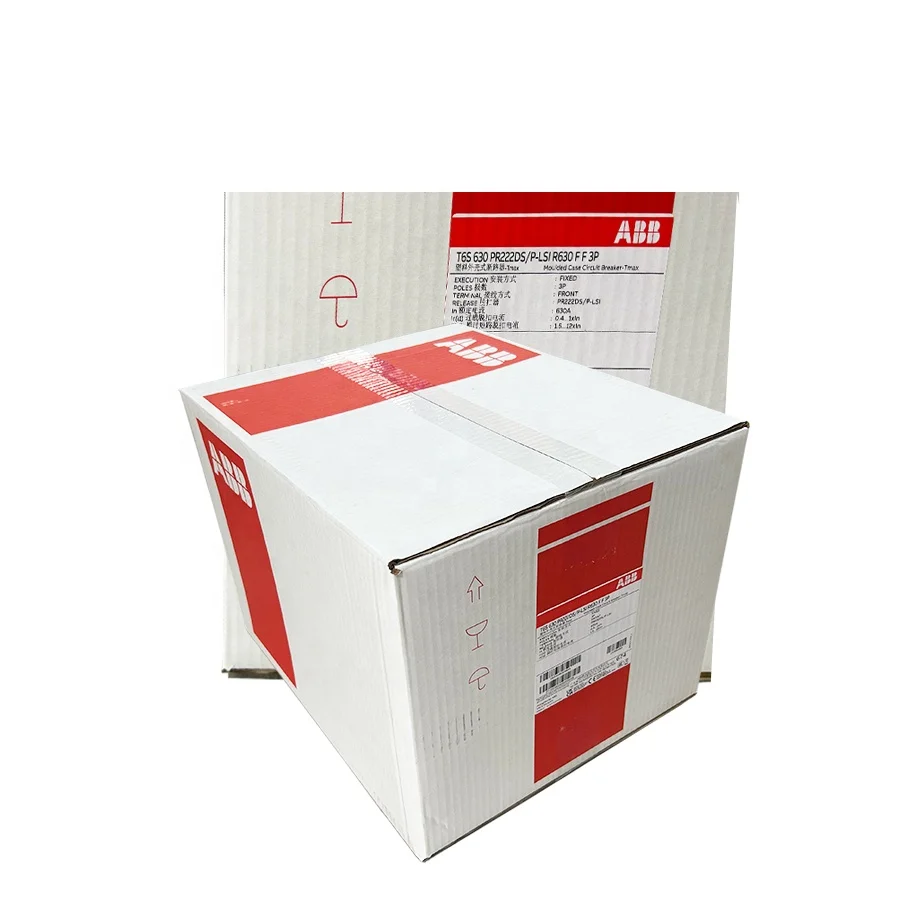 

ABB Moulded Case Circuit Breakers-Tmax T6S 630 PR222DS/P-LSI R630 FF 3P Smart Circuit Breakers