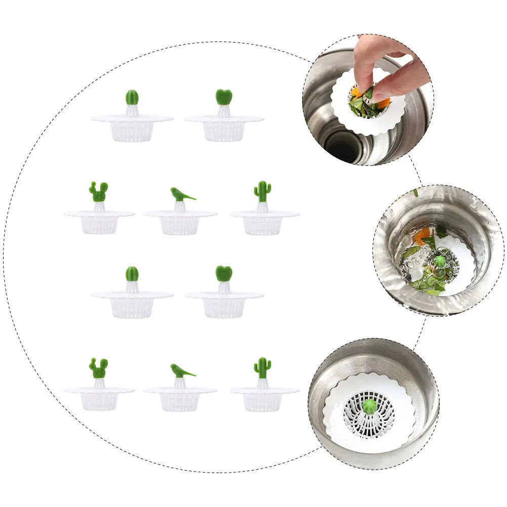 10 قطعة منفذ استنزاف مكافحة انسداد الطابق مصفاة سميكة شبكة للمطبخ بالوعة دش الحمام غرامة حفرة استنزاف سريع ارتداء #3