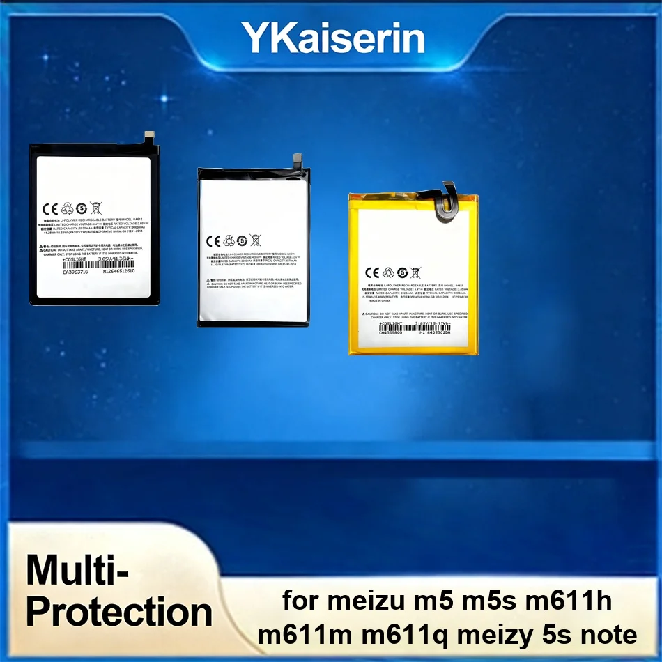 

Mobile Phone Battery Fast Charging BA612 BA621 BA611 3000-4000mAh For Meizu M5 m5s m611h m611m m611q For Meizy 5S Note