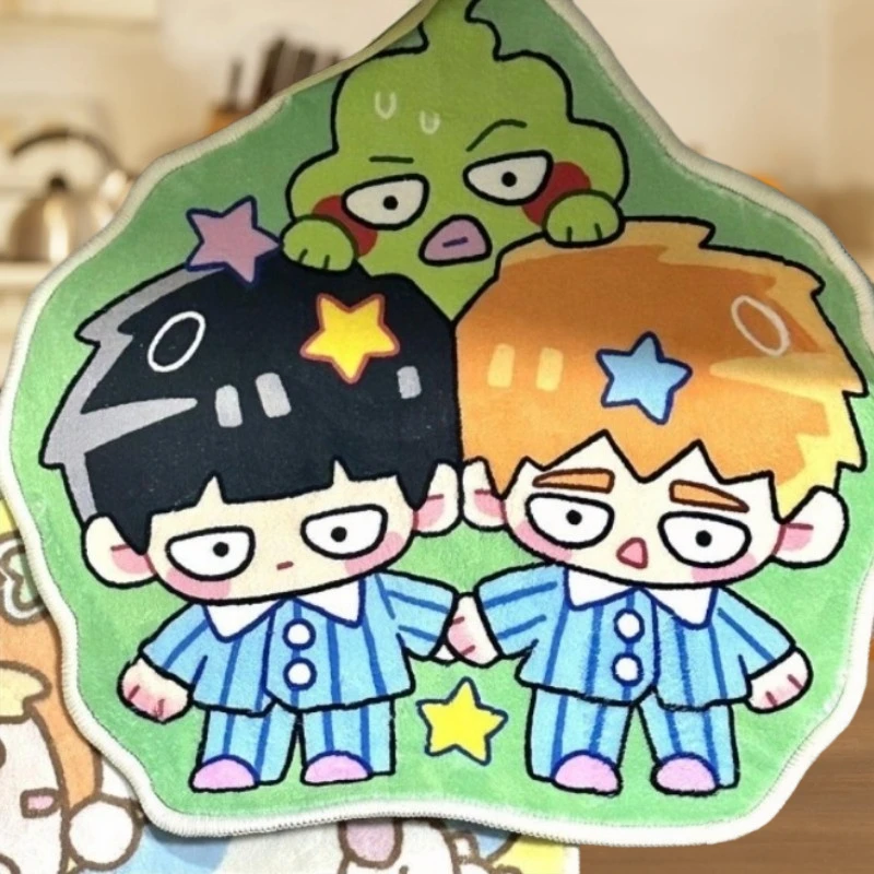 Mob Psycho 100 Shigeo Kageyama Reigen Arataka Dimple Teppich, farbenfrohe, kreative Cartoon-Formteppich für Schlafzimmer und Wohnzimmer, rutschfest – Detail 4