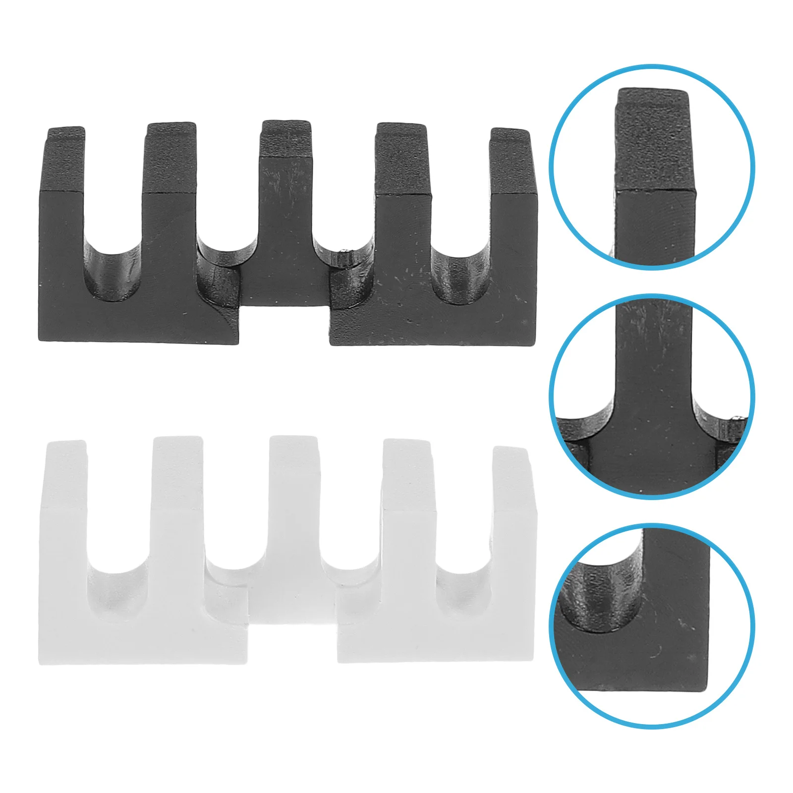 

2pcs Badminton Load Spreader Durable Pvc Stringing Machine Tool High Tension Protection Racket Stringing Fixator Tennis Racket