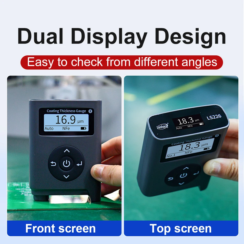 Alat Ukur Ketebalan Lapisan Powder Coating Digital untuk Lapisan Konformal dan Lapisan Anodized