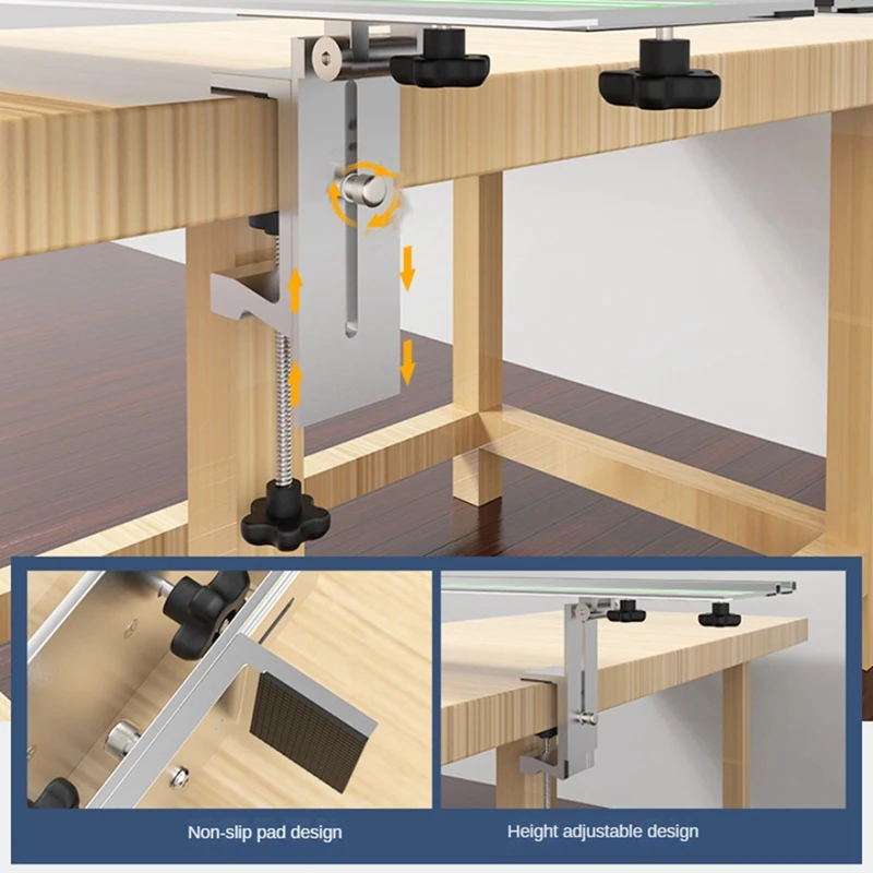 Parallel Rail Guide System For Circular Saw Guide Rail Electric Saw Lift Guide Rail Connector Set Woodworking Parts Accessories