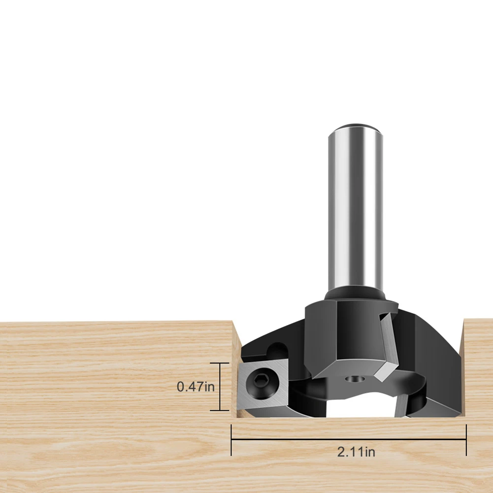 Carbide Router Bit Bottom Cleaning Router Bit Flattening Waste Boards Accurate Size Convenient To Carry Easy Installation