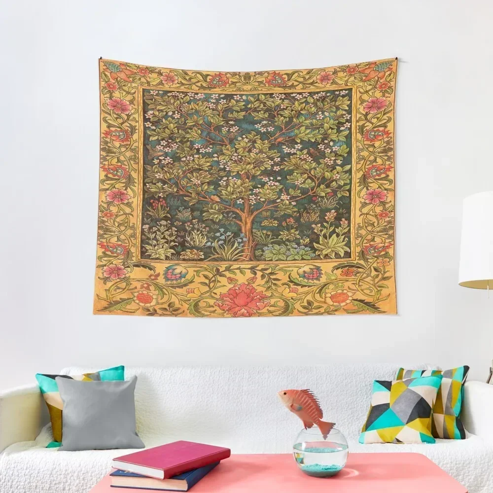 

William Morris Tree Of Life, No,3. Tapestry Cute Decor Room Ornaments Decorations For Your Bedroom Custom Tapestry