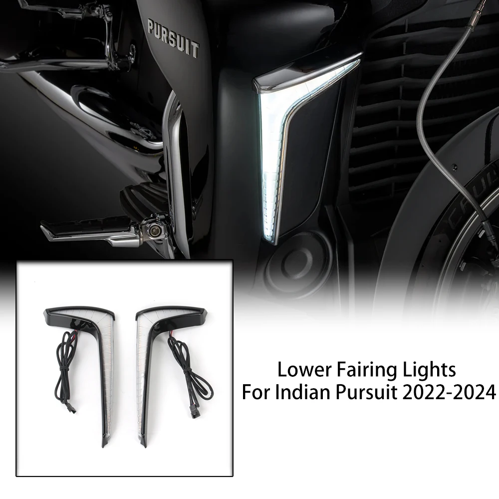 

For Indian Challenger Pursuit PURSUIT LED lights running lights including steering function