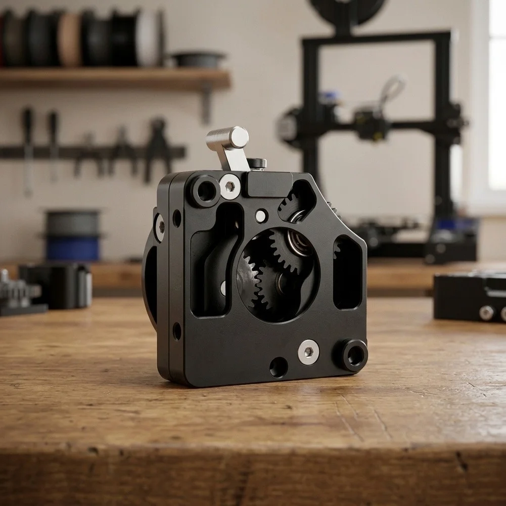 High-Performance Extruder For K1 MaxSEK1CEnder-3 V3Plus Easy Install All Metal Extruder & Gear For 3D Printer Accessories