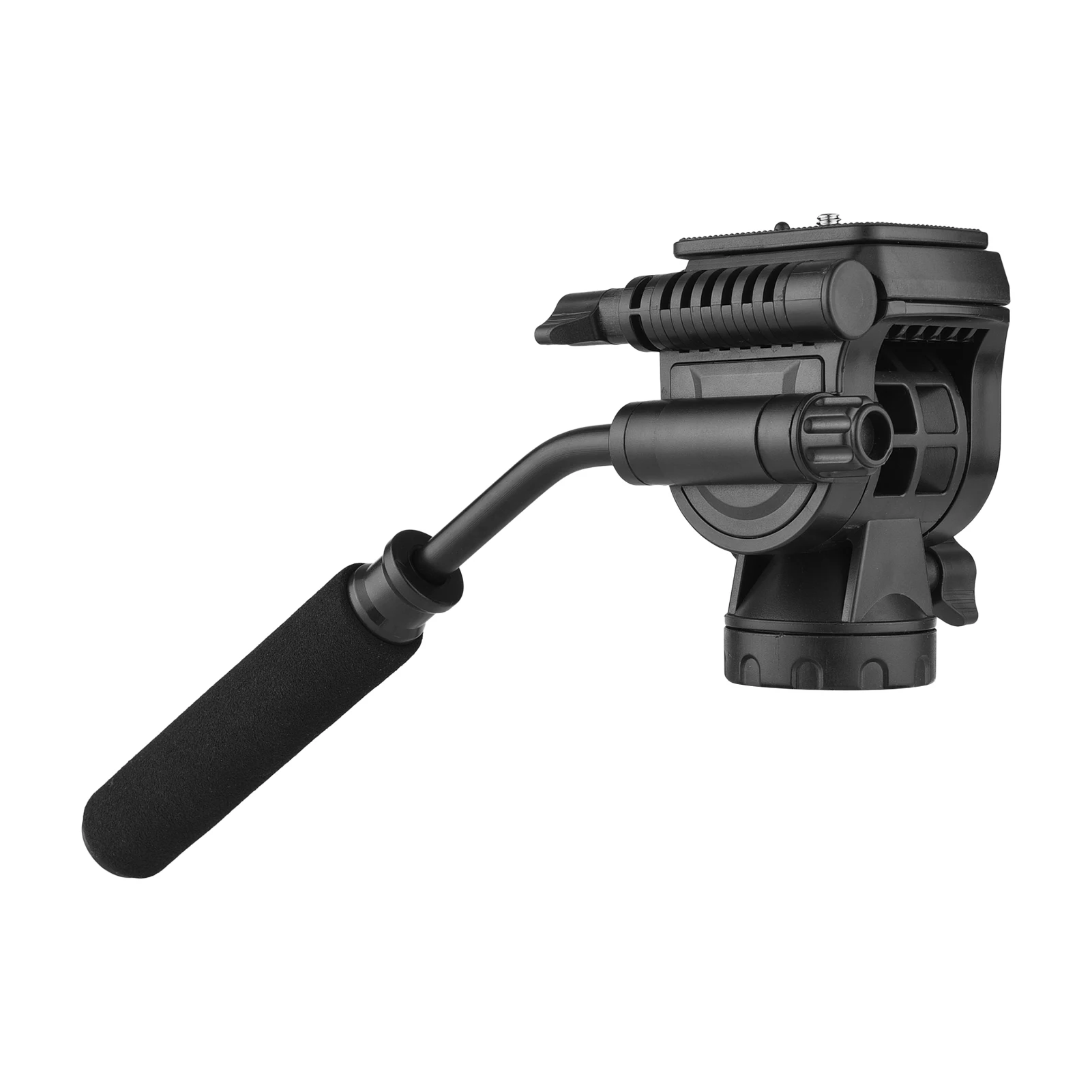Andoer Fluid Hydraulic Ball Head Panoramic Photography Max. Load 5KG with Handle for 1/4 inch Screw Camera Camcorder and 3/8 inc