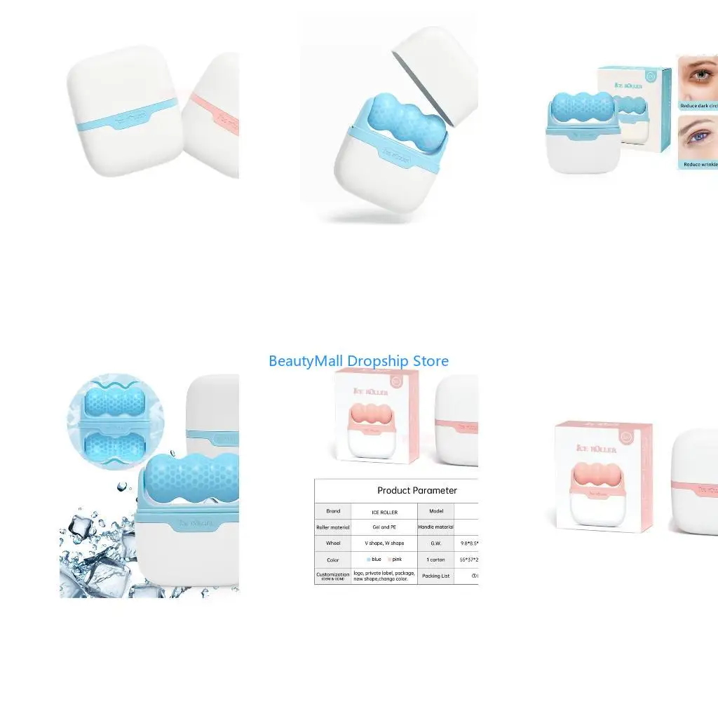 

40JD Ice Face Rollers Skin Care Beauty Lifting Tools Face Massager Skin Care Tool