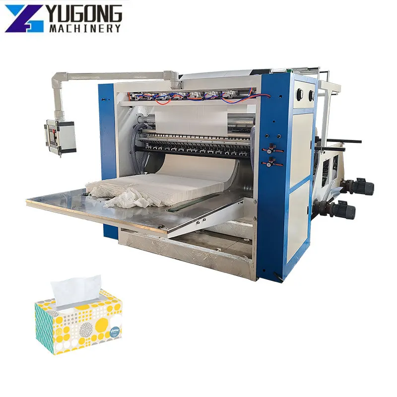 YG Box Drawing Plastic Bag 2 Lines Facial Tissue Machine Full Auto Facial Tissue Machine Facial Tissue Maker Making Machine