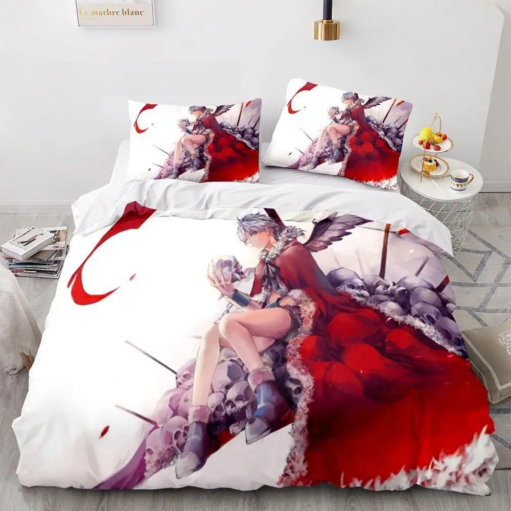 

Fashion Anime HUNTER×HUNTER Bedding Set Single Twin Full Queen King Size Bed Set Adult Kid Bedroom Duvetcover Sets Home Textiles