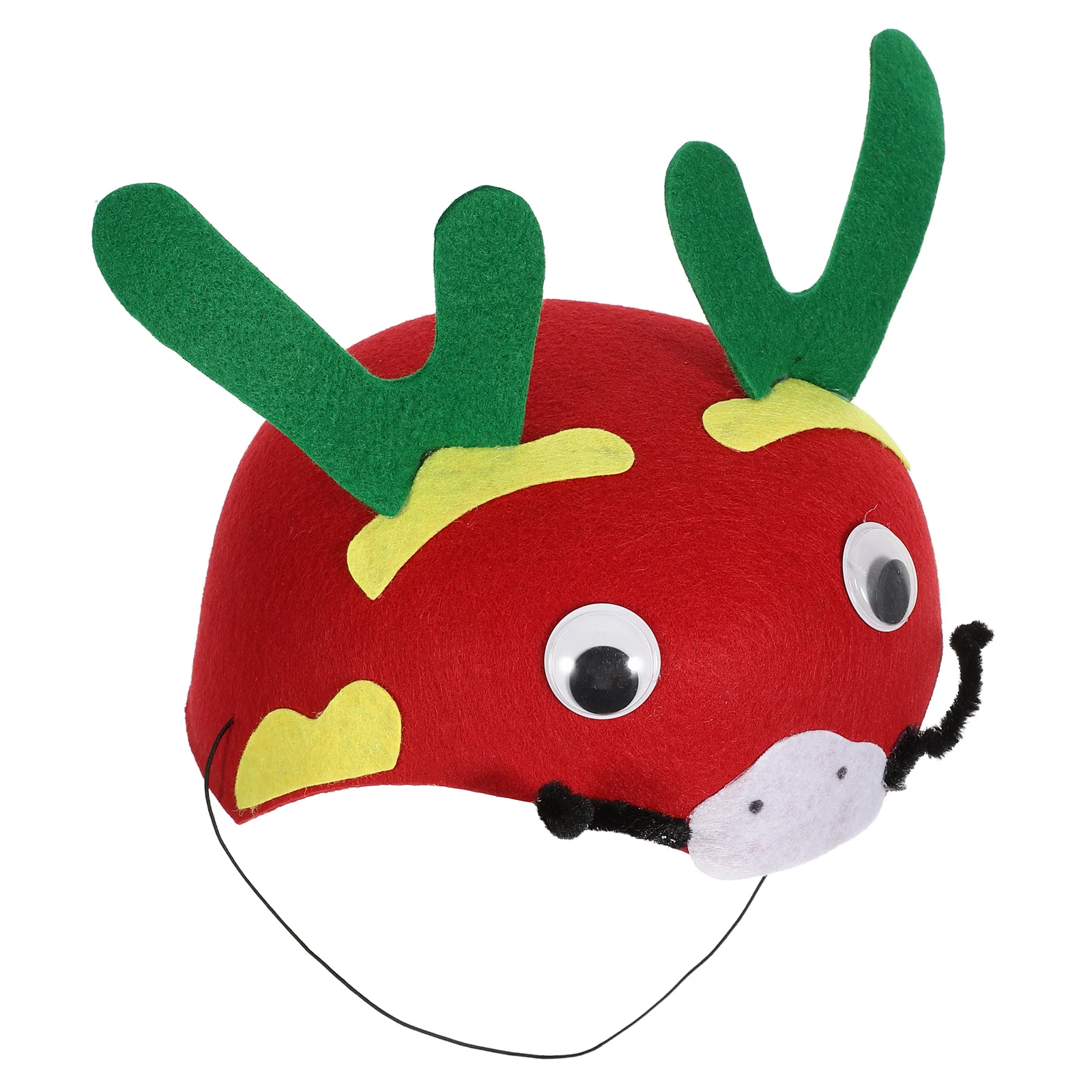 

Cartoon Animal Hat Soft Felt Headwear Flexible Chain Birthday Party Performance Costume Decor Props Animal Hat