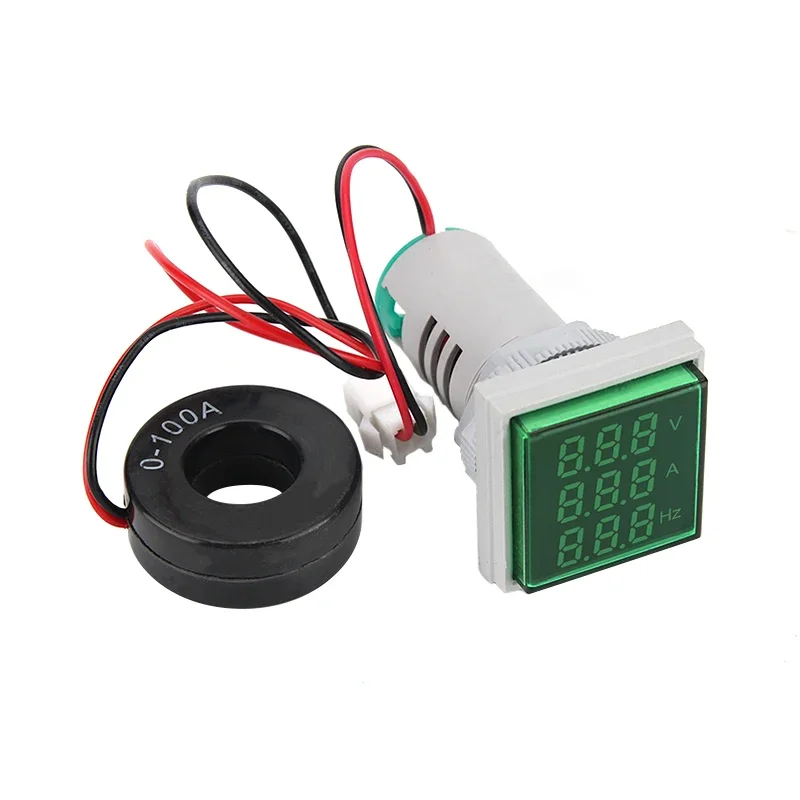 AD16-22 LED Signal Light Current/voltage/frequency/temperature Digital Display Meter Red/Yellow/Blue/Green/White