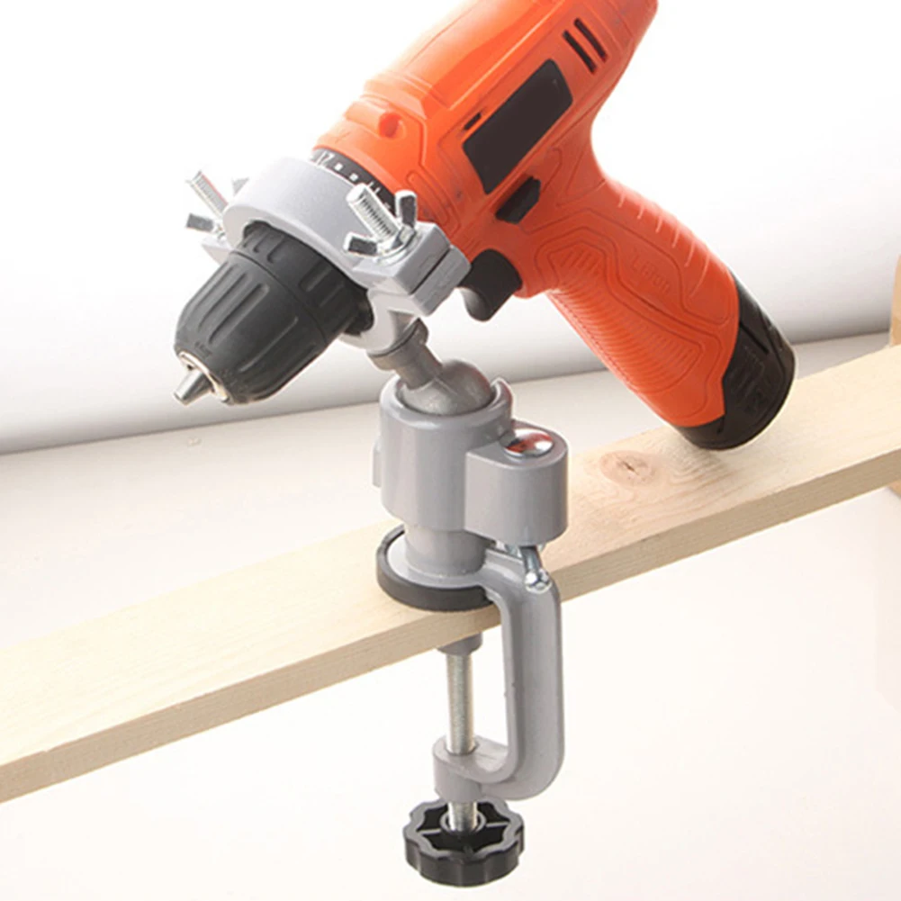 Adjustable Table Vise Bench Vice Aluminium Alloy 360 Degree Rotating Universal Vise Precise Mini Vise Clamp for Electric Drill