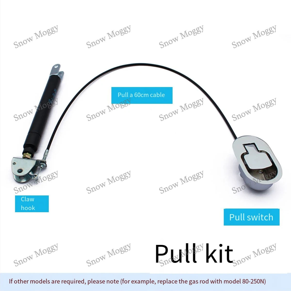 

Chair Pull Kit Gas Spring Generic Reclining Gas Strut for Lifting Swivel Barber Hairdressing Chair Gas Support
