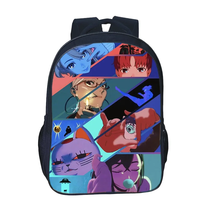 

Dandadan аниме школьные рюкзаки популярный мультфильм DIY узор рюкзак на молнии DANDADAN детский дугообразный плечевой ремень дышащая сумка