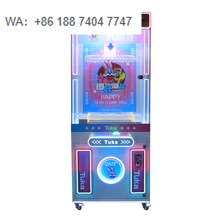 High Quality Coin Operated 40 Clip Gift Game Machine Gift Prize Clip Sticker Card Skill Game Machine Clip Prize Machine