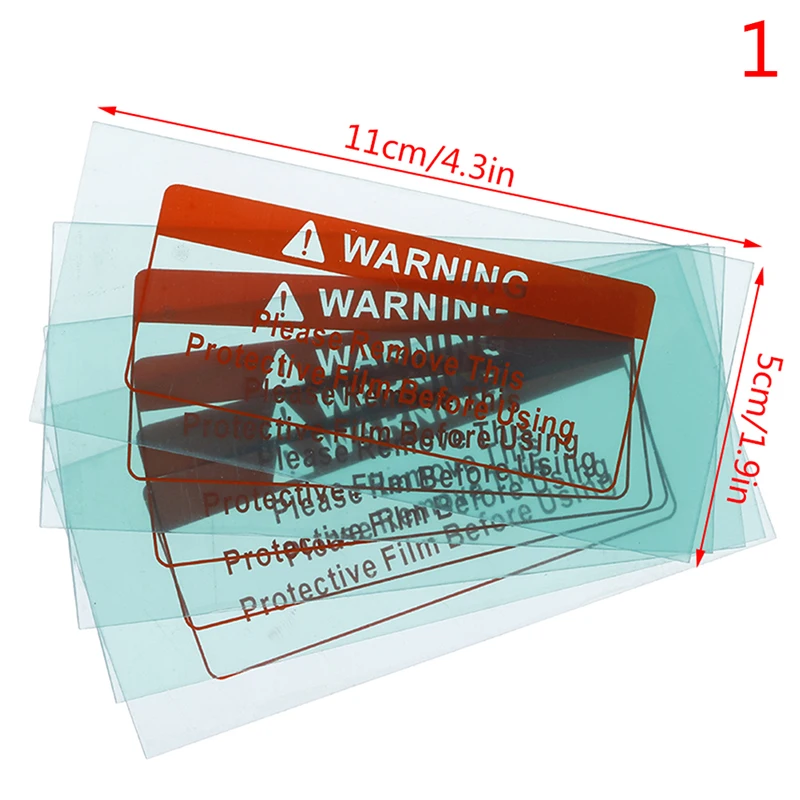 5pcs Spare Welding Shield Cover Lens Protector Plate For Welding Helmet Mask 3Sizes