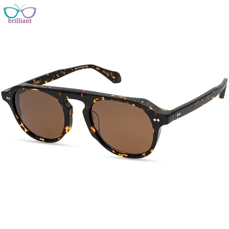 Japan Handmade Men Sunglasses High-quality Square Thick Acetate Retro Fashion Women Outdoor Sports Sunshade SUN GLASSES UV400