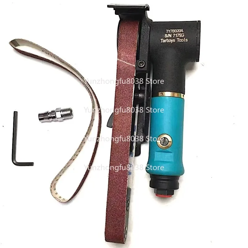 Belt Air Sander Narrow Width Air Belt Sander is sanding and deburring Multi-position sanding belt pivot