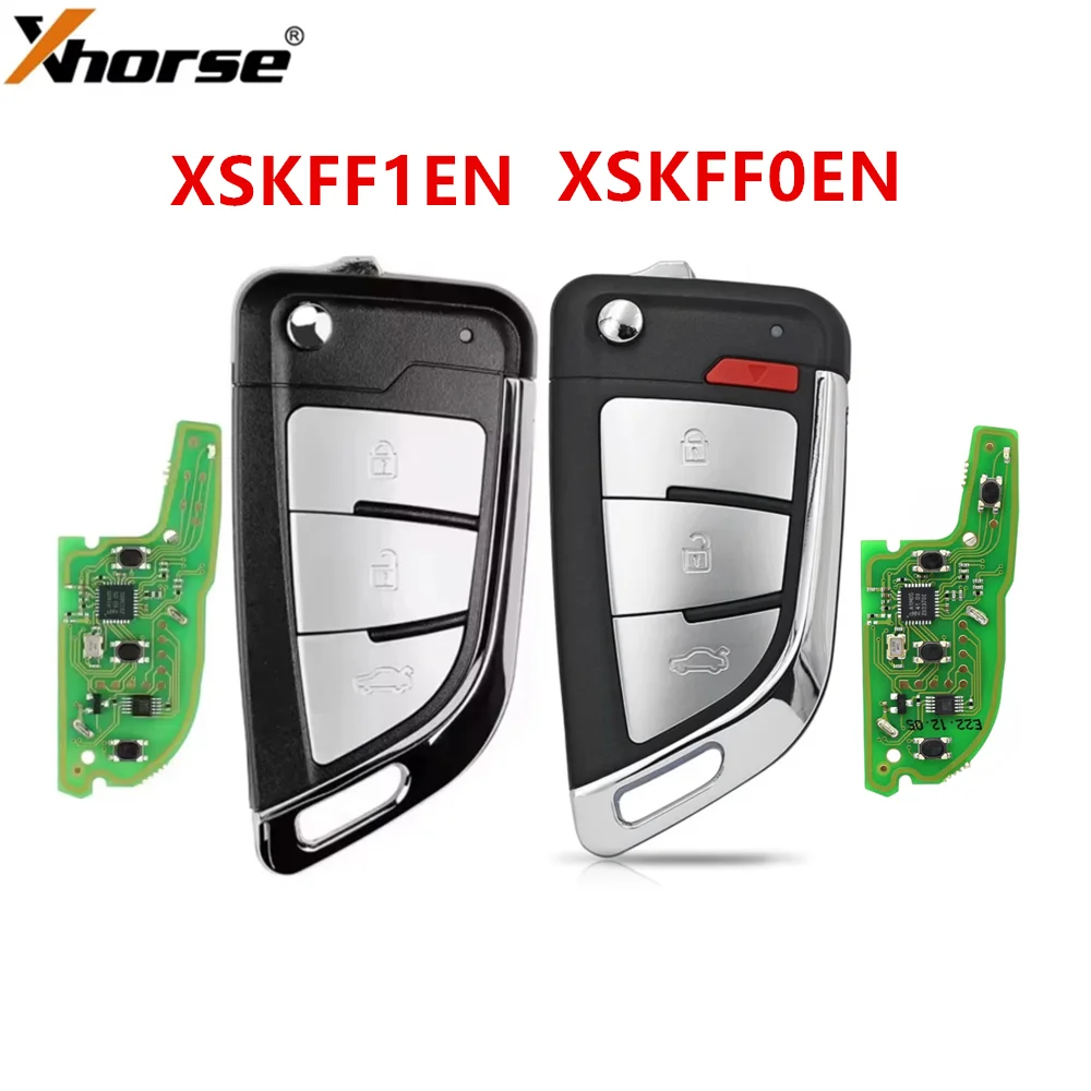 1/3/5PCS Xhorse XSKFF1EN /XSKFF0EN Mart Remote Key Knife Style 3 /4Buttons
