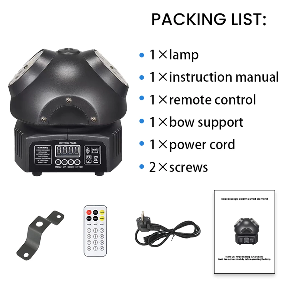 36W Mini Disco Lights LED DJ Equipment Party Light RGBW DMX Moving Head Beam Mobile Strobe Stage Effect For Nightclub Bar Show