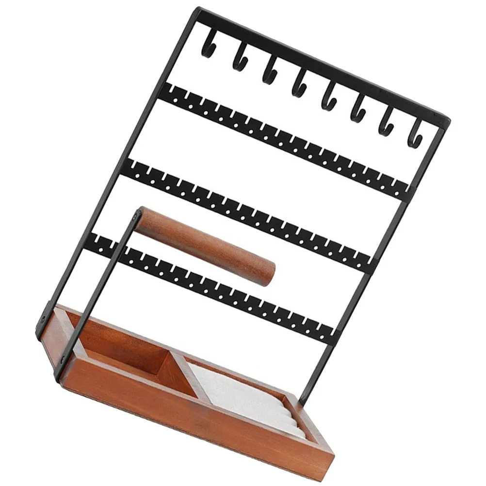 

Jewelry Display Organizer Simple Exquisite Jewelry Stand for Earrings Necklaces Rings Bracelets Watch Storage Rack