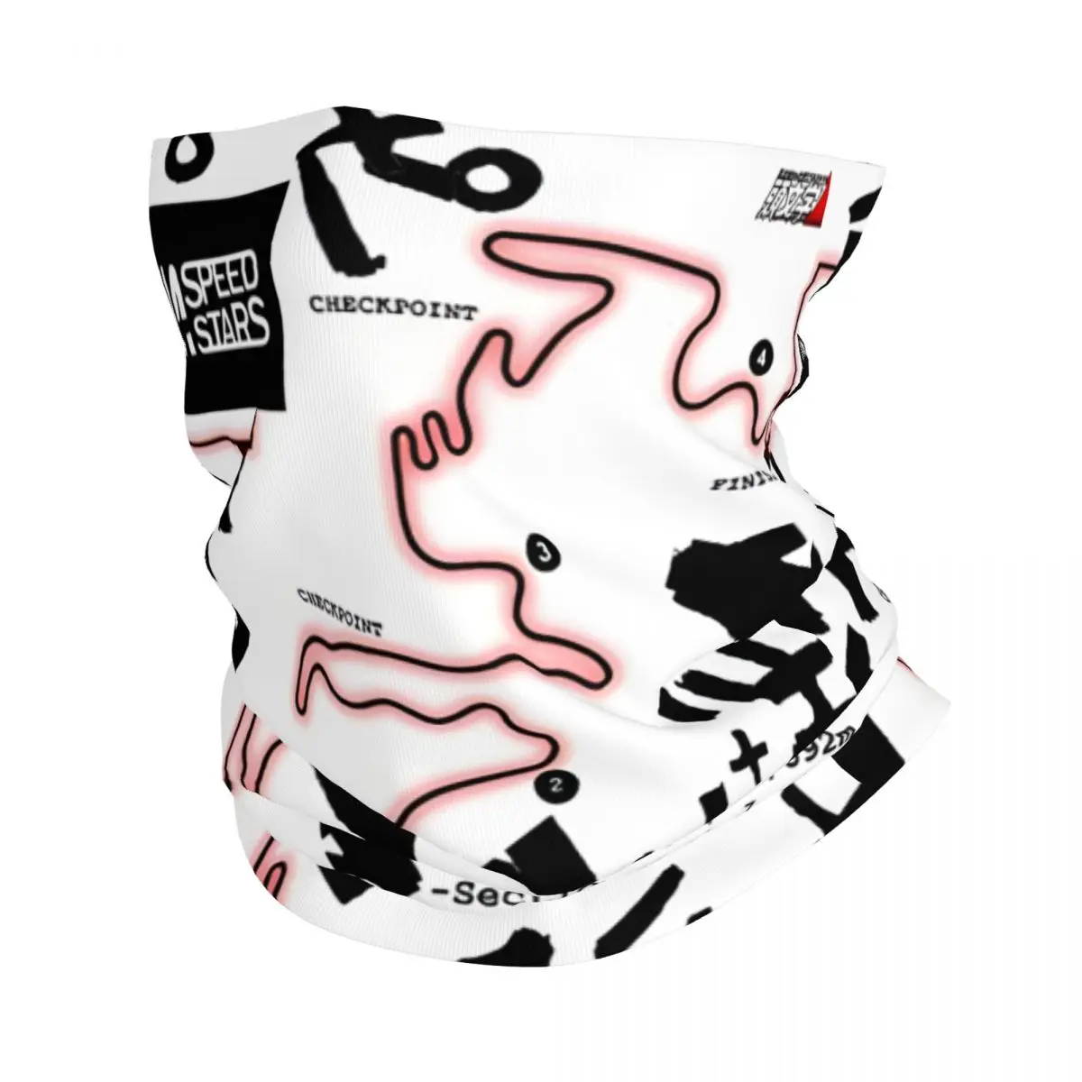 Handsome Bandana Neck Gaiter Motorcycle Club I-Initial D Wrap Scarf Hiking Unisex Adult All Season