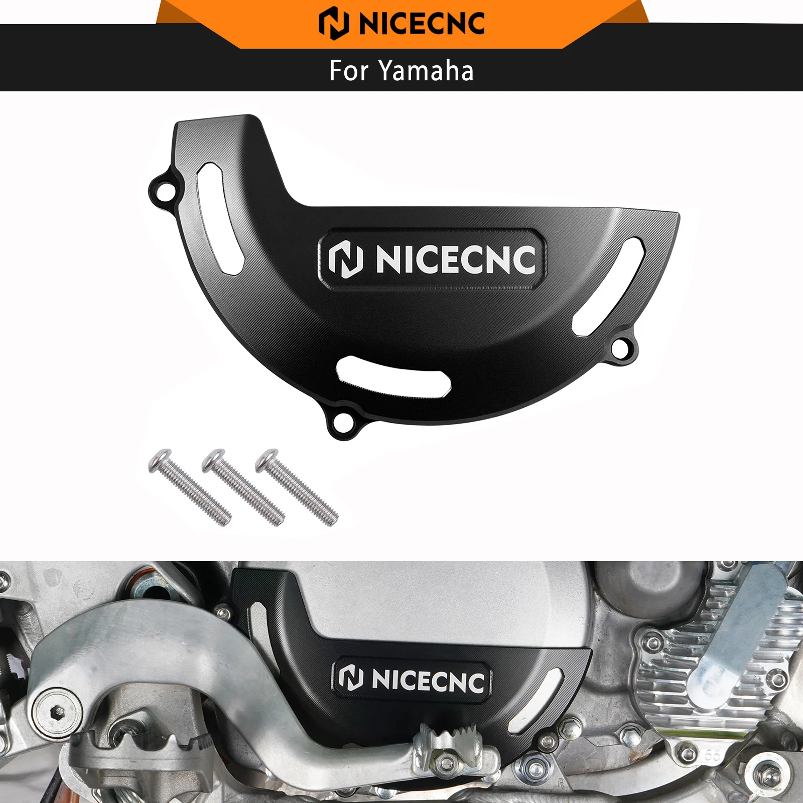 

NICECNC Clutch Side Cover For Yamaha YZ250 2008-2024 YZ250X 2016-2023 2022 2021 2020 2019 YZ 250 250X Aluminum Alloy Black Blue