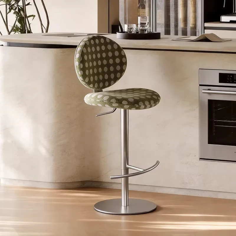 Blue Bird Bar Chair High Lifting Rotating Island Table Chair Cafe Stainless Steel Bar Chair