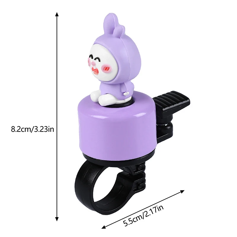 Sino de bicicleta infantil de desenho animado, alto som, criativo, equilíbrio, mountain bike, guidão de carro, buzina, carrinho alto, acessório de decoração