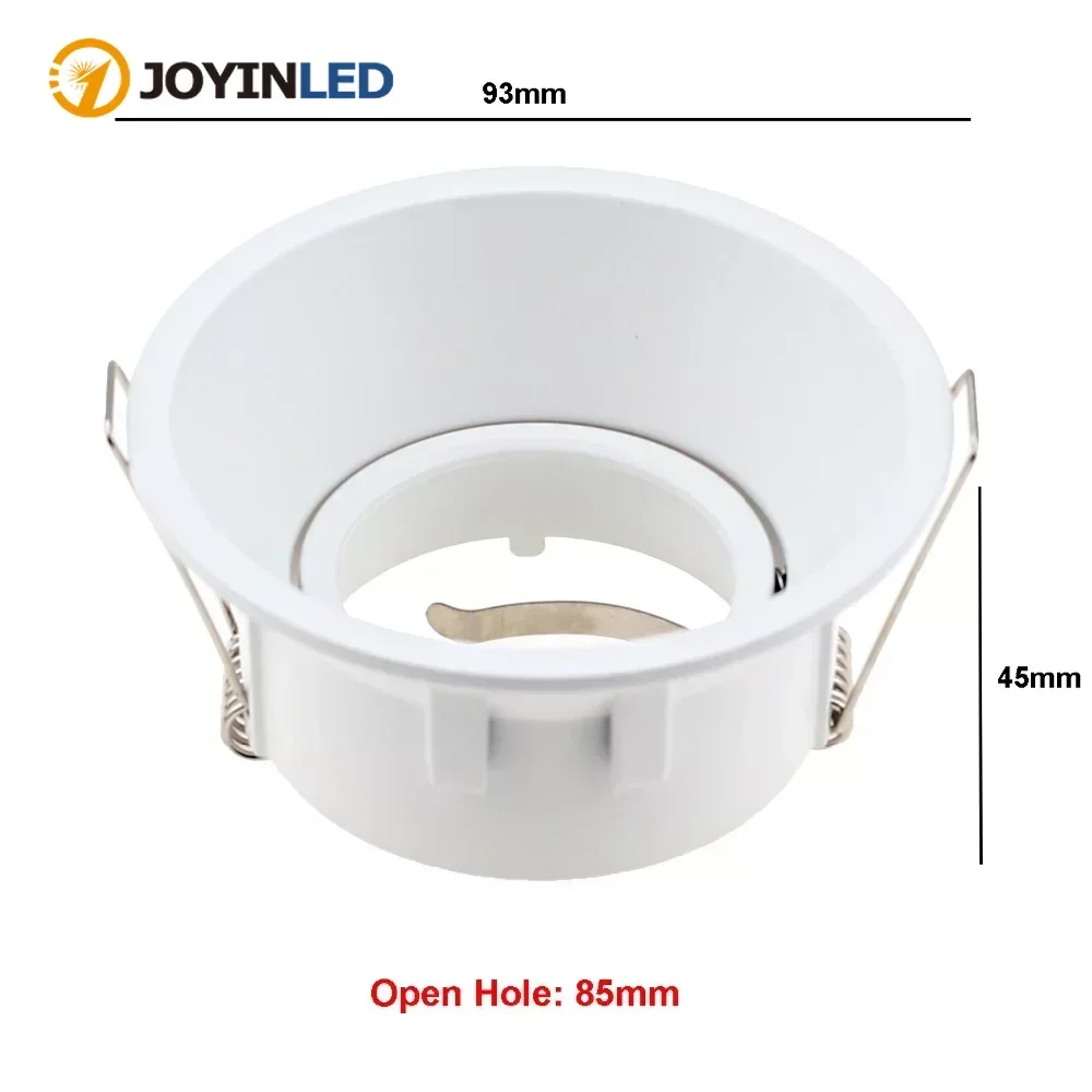 

GU10 Lampshade Modern Aluminum Alloy Easy Install Led Ceiling Light fixture MR16 Spotlight Lamp Frame recessed Housing