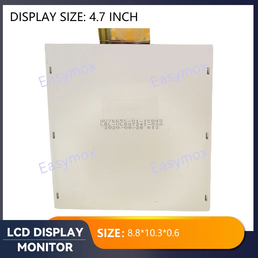 4.7 inch Original LCD Display For CONCEPT 2 ROWER PM5 MONITOR Rowing Machine Instrument SCREEN LBL-VLGS7241-03A Replacement