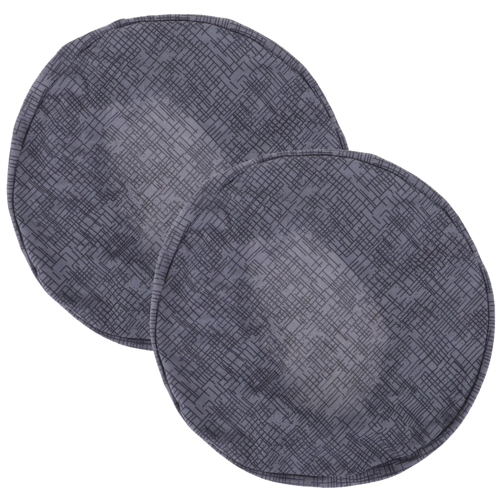 

2Pcs Round Round Chair Cover Stool Covers Elastic Protector Slipcovers Polyester Machine Washable Home Decoration