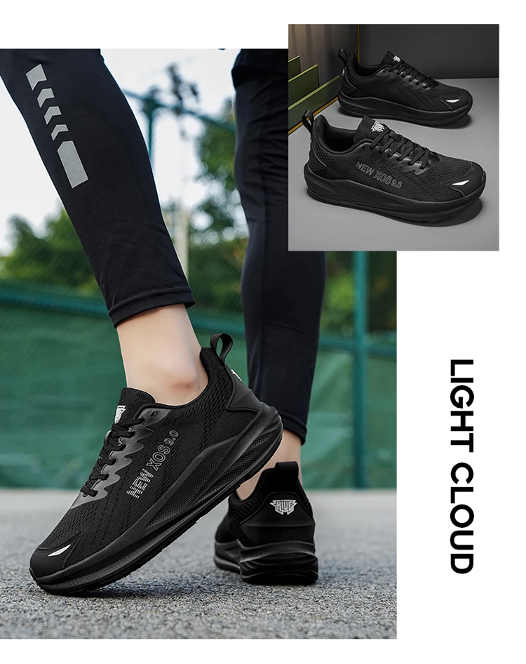 Wide Toe Running Shoes Autumn Winter Breathable Mesh Sneakers Lightweight Cushion Sport Shoes For Walking Jogging School Daily