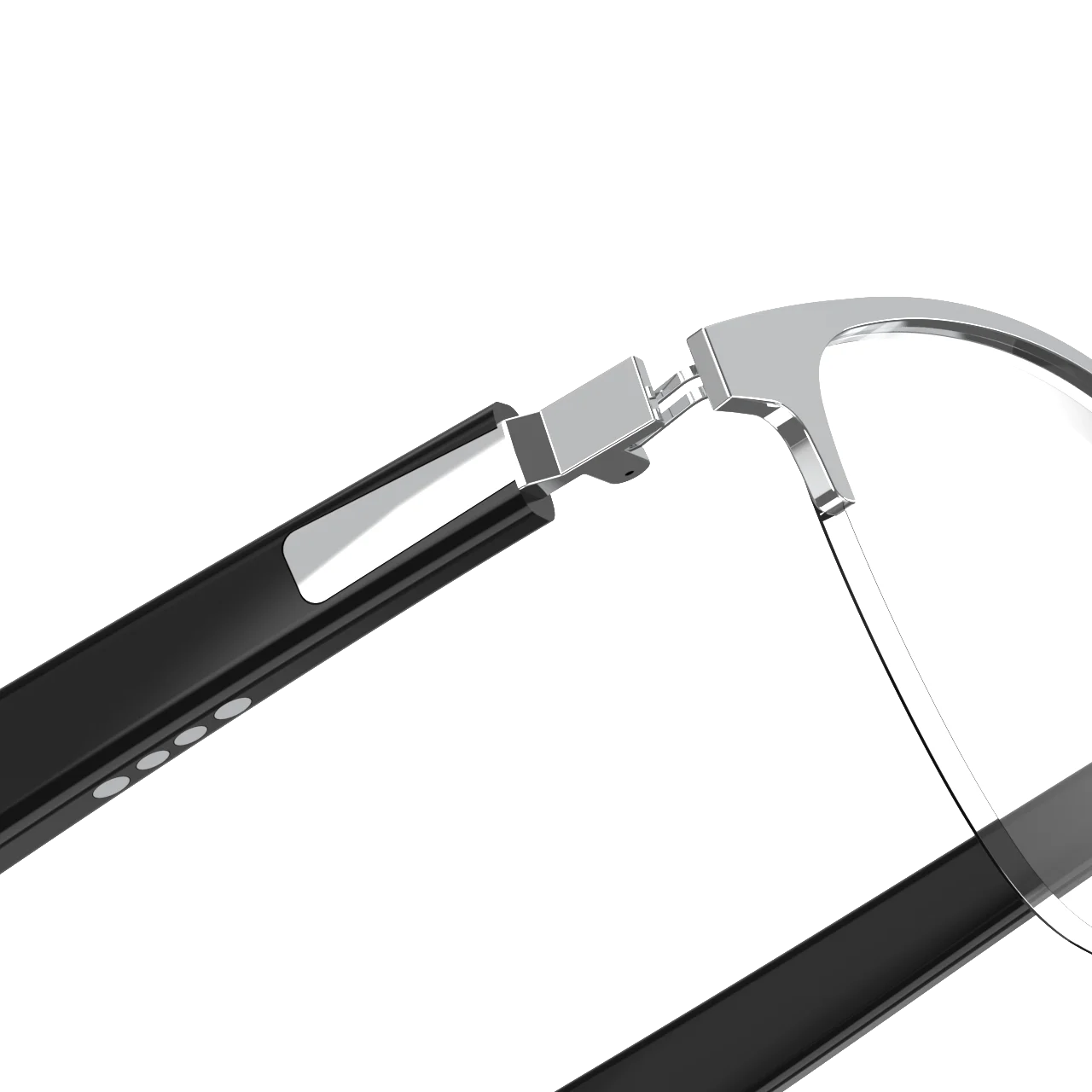 new bluetooth 5.4 smart glasses innovative replaceable frame magnetic attraction design customizable lenses business glasses