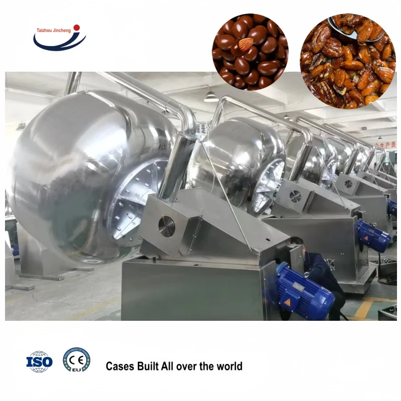 Snacks Dragee Machine for Candy Making for Gummy ,chocolate Nut,sugar Beads Candy Etc