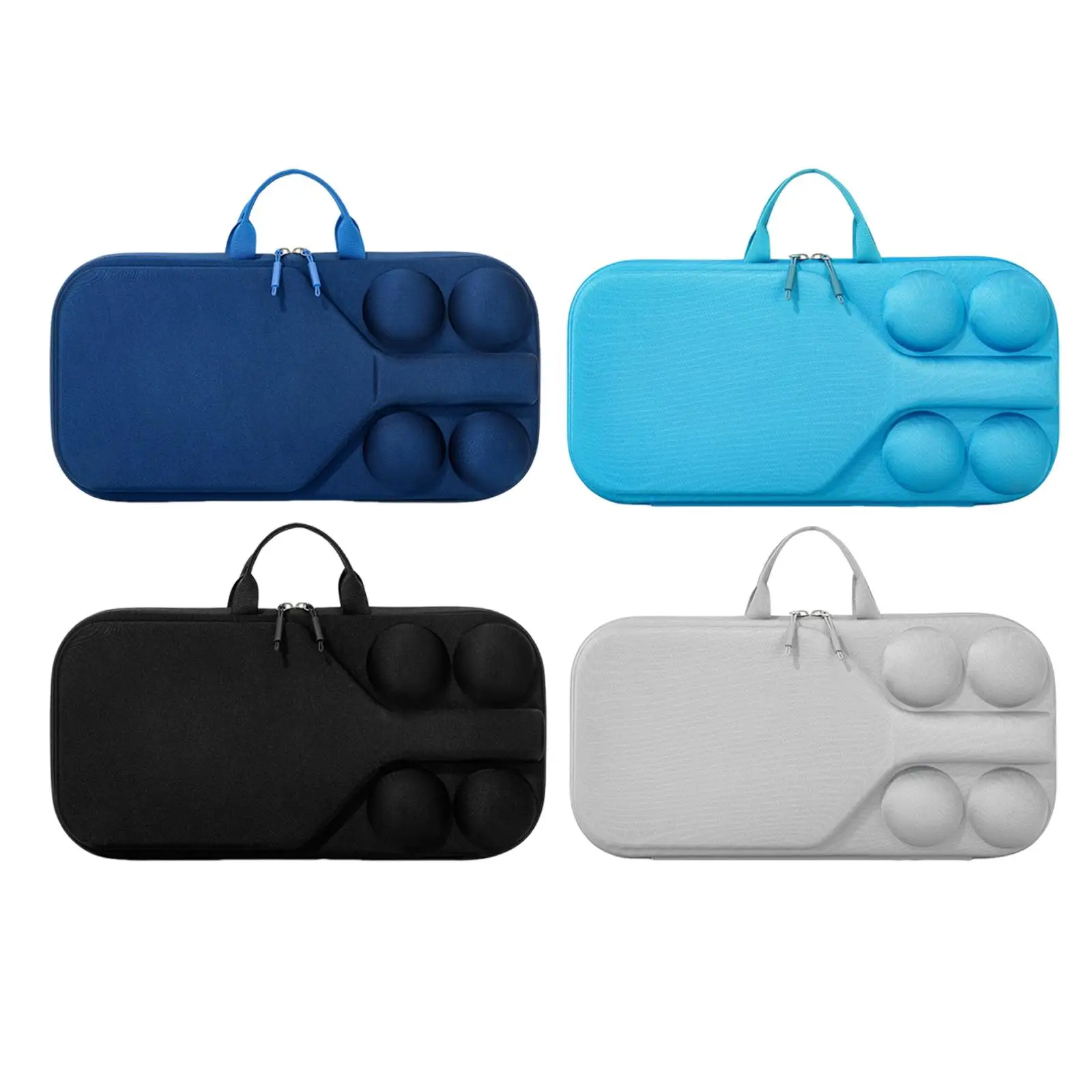 

Pickleball Paddle Hard Case Zipper Closure with Handle Pickleball Racquet Carrying Case Protective Cover for Training Sports