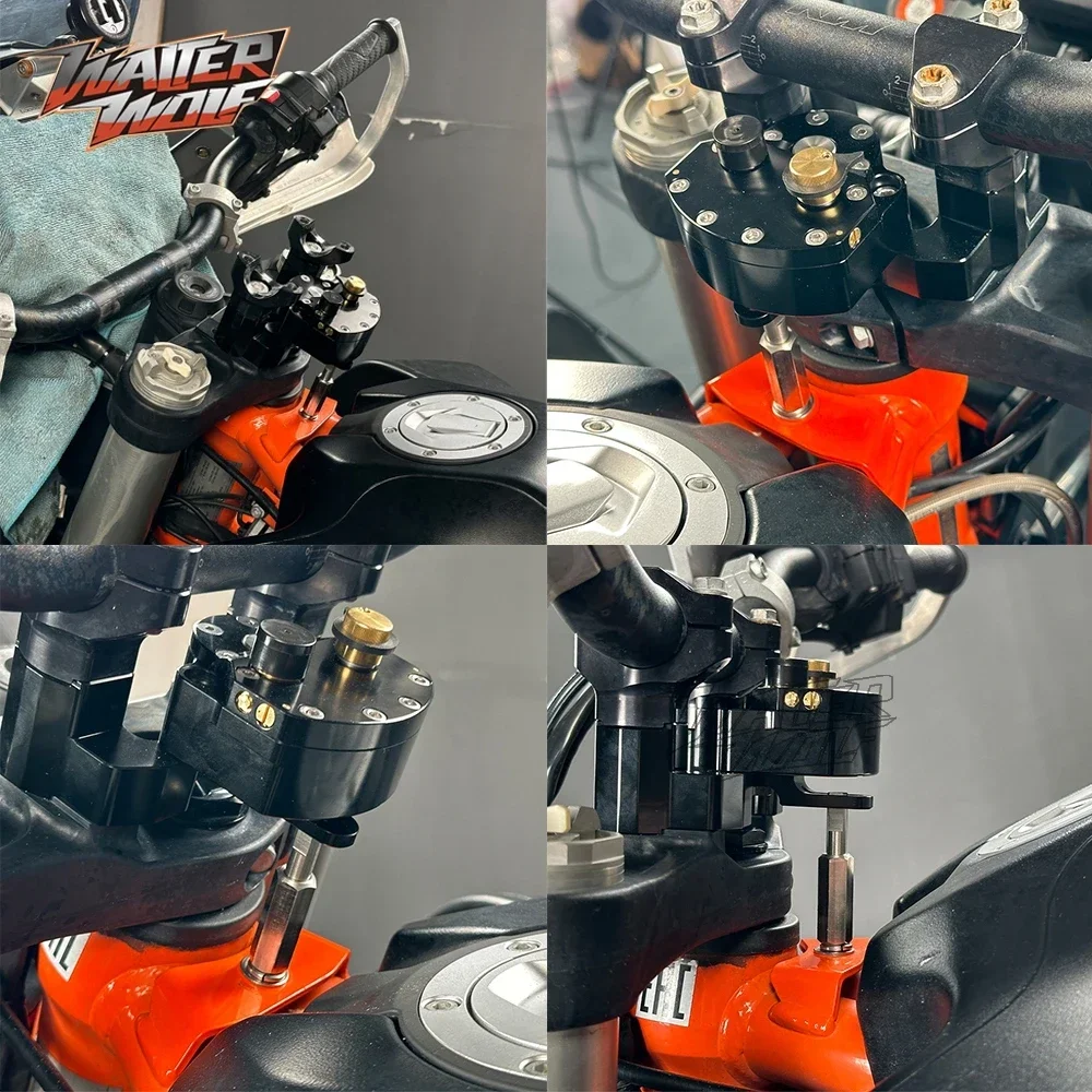 

2024 790ADV 890ADV Motorbike Handlebar Steering Damper Stabilizer For 790 890 Adventure /R Safety Reversed Control 2017-2023