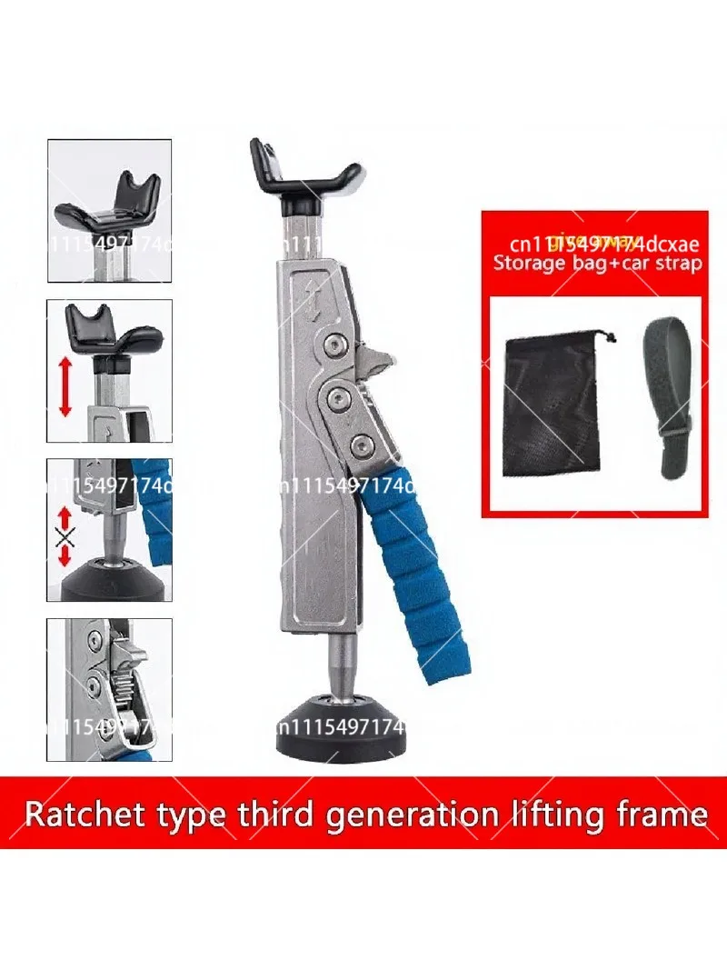 Portable Motorcycle Jack Frame Lift Double Rocker Arm Chain Cleaning Tire Removal Maintenance Stand