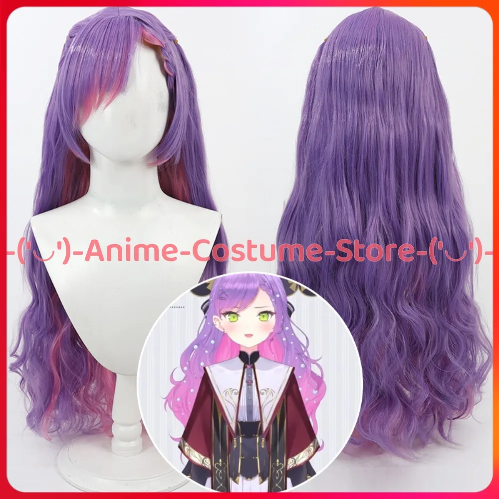 

Hololive VTuber G4 Tokoyami Towa Cosplay Wig Anime Character Halloween Carnival Party Costume Wigs Heat Resistant Synthetic Hair